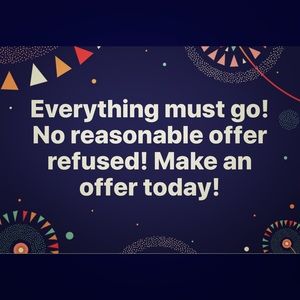 Bundles. Discounts. Make an offer!